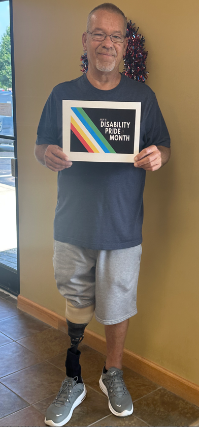 Patient Bill Price Is Celebrating Disabilities Pride Month With Us