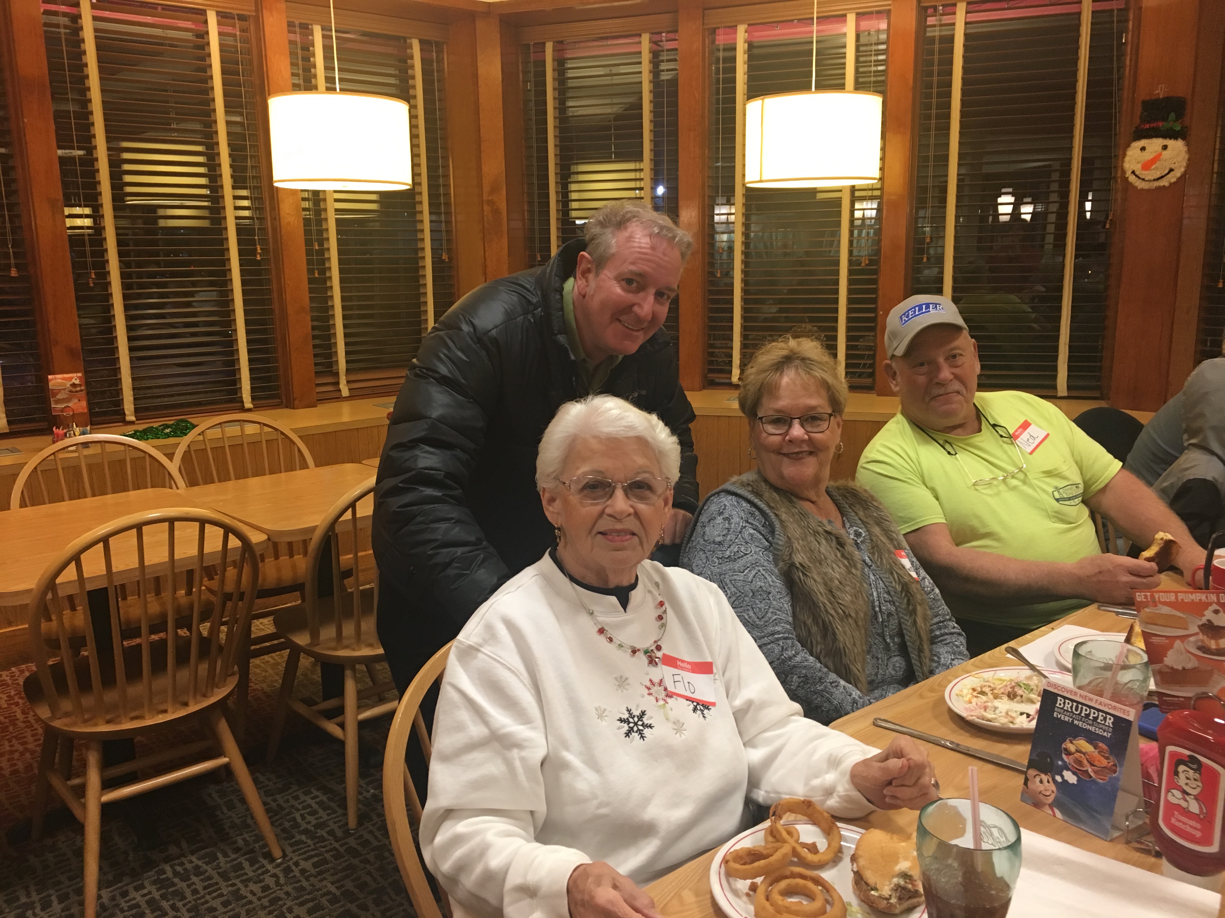 Burk Buys Dinner for A.C.T.I.O.N. Party Attendees!