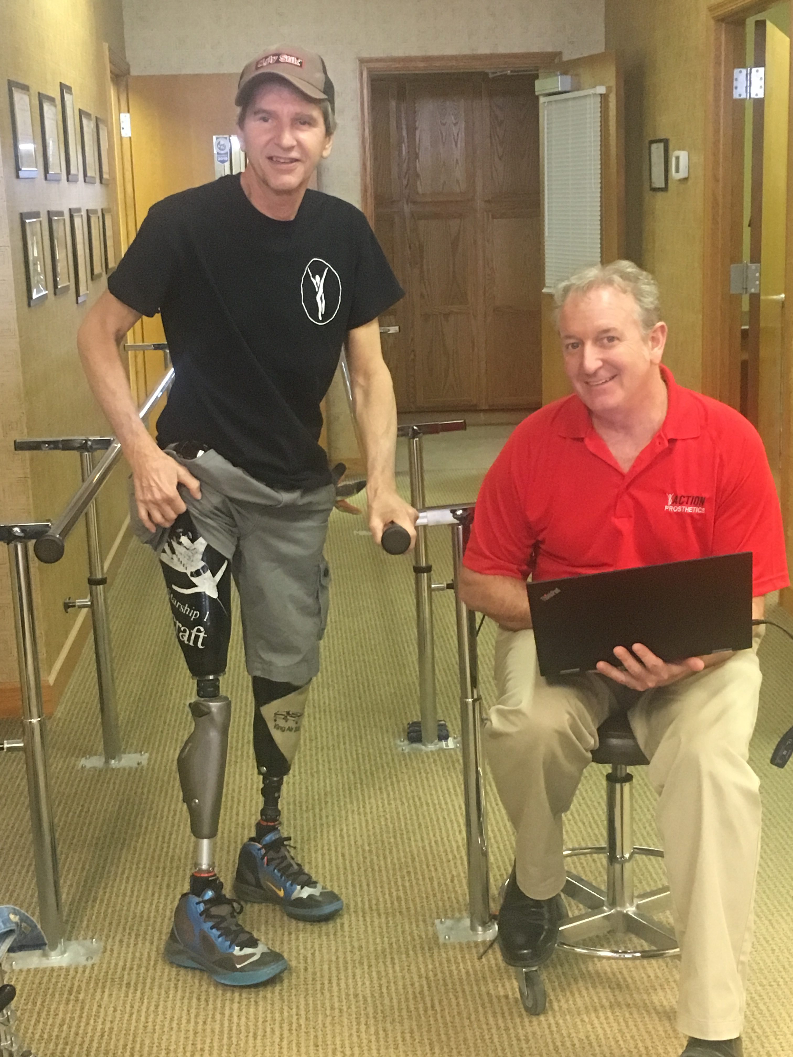 Smith Thrilled with his New Legs!