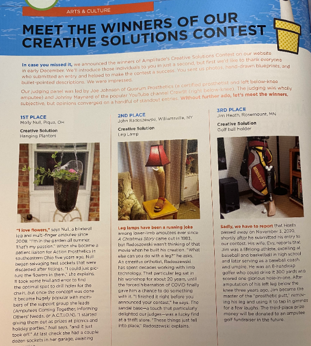 Molly, Our Patient Liaison, Won 1st Place!