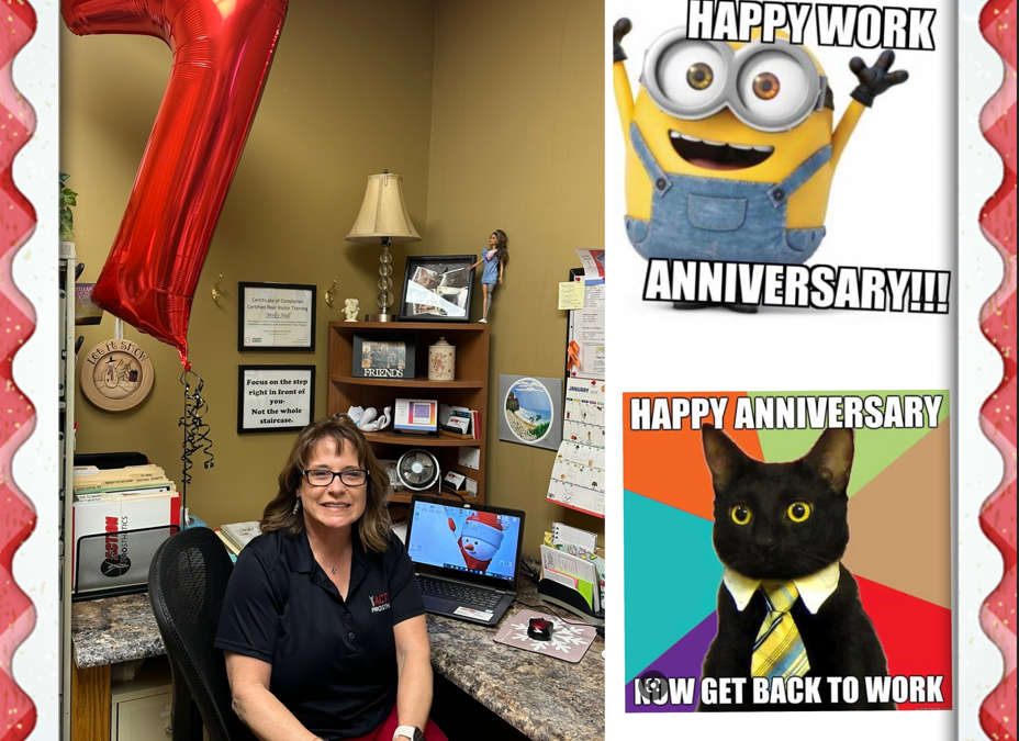 Congratulations, Molly… 7 Years at Action Prosthetics!!