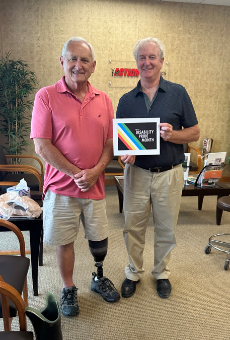 Patient, Garry Atkins is Celebrating Disability Pride Month!