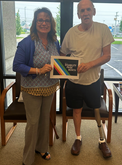 Patient, Bob Carver is Celebrating Disability Pride Month!