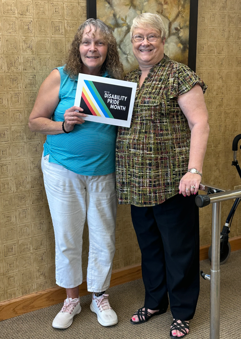 Patient, Darlene Wise, is Celebrating Disability Pride Month with Us!