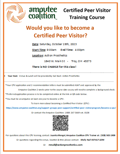 Become A Certified Peer Visitor- Sign Up NOW!