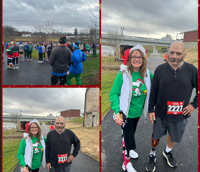Action Patients Completed the Holly Jolly 5K Recently!