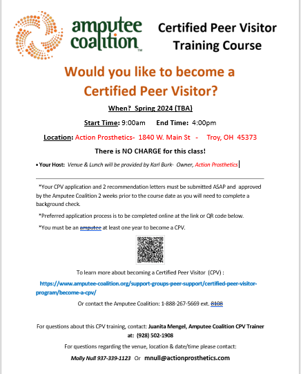 Sign up for our Certified Peer Visitor Training!